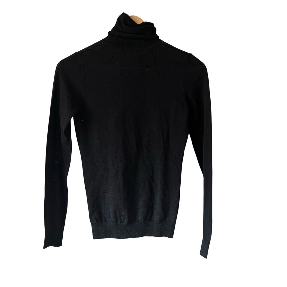 Yigal Azrouel Black Wool Turtleneck Sweater Size XS New With Tags